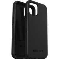 OtterBox Symmetry Case for Apple iPhone 12, iPhone 12 Pro Smartphone - Black - Drop Resistant, Bump Resistant, Bacterial Resistant, Dust Resistant, -