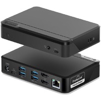 Alogic Universal Twin HD USB Type C Docking Station for Notebook - 2 Displays Supported - Full HD - 1920 x 1080 - 5 x USB Ports - 4 x USB 3.0 - USB -