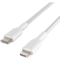 Belkin BOOST&uarr;CHARGE 1 m Lightning/USB-C Data Transfer Cable for iPhone, iPad - First End: 1 x Lightning Male - Second End: 1 x USB Type C Male -