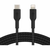 Belkin BoostCharge 2.01 m Lightning/USB-C Data Transfer Cable - Cable for iPad, iPad Pro, iPad mini, iPad Air, iPhone - First End: 1 x USB Type C - -