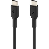 Belkin BOOST&uarr;CHARGE 2 m USB-C Data Transfer Cable - First End: 1 x USB Type C - Male - Second End: 1 x USB Type C - Male - Black