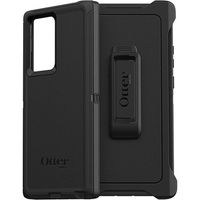 OtterBox Defender Carrying Case (Holster) Samsung Galaxy Note20 Ultra Smartphone - Black - Dirt Resistant Port, Dust Resistant Port, Lint Resistant -