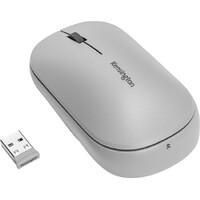Kensington SureTrack Mouse - Bluetooth/Radio Frequency - USB 2.0 - Optical - 3 Button(s) - Grey - 1 Pack - TAA Compliant - Wireless - 2.40 GHz - 4000