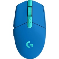 Logitech LIGHTSPEED G305 Gaming Mouse - Wi-Fi - USB - Optical - 6 Button(s) - Blue - Wireless - 12000 dpi