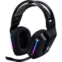 Logitech G733 Wired/Wireless Over-the-head Stereo Gaming Headset - Black - Binaural - Circumaural - 2000 cm - 5 Kilo Ohm - 20 Hz to 20 kHz - - USB A