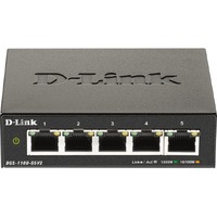 D-Link DGS-1100 DGS-1100-05V2 5 Ports Manageable Ethernet Switch - Gigabit Ethernet - 1000Base-T - 2 Layer Supported - 3.42 W Power Consumption - -
