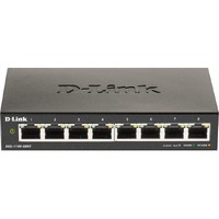 D-Link DGS-1100 DGS-1100-08V2 8 Ports Manageable Ethernet Switch - 2 Layer Supported - 4.94 W Power Consumption - Twisted Pair - Desktop