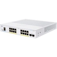 Cisco 250 CBS250-16P-2G 18 Ports Manageable Ethernet Switch - 2 Layer Supported - Modular - 2 SFP Slots - 120 W PoE Budget - Optical Fiber, Twisted -