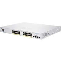 Cisco 250 CBS250-24PP-4G 28 Ports Manageable Ethernet Switch - 2 Layer Supported - Modular - 4 SFP Slots - 100 W PoE Budget - Optical Fiber, Twisted