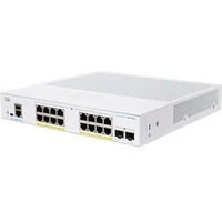 Cisco 350 CBS350-16P-2G 18 Ports Manageable Ethernet Switch - 2 Layer Supported - Modular - 2 SFP Slots - 25.01 W Power Consumption - 120 W PoE - - -