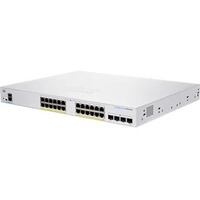 Cisco 350 CBS350-24FP-4G 28 Ports Manageable Ethernet Switch - 2 Layer Supported - Modular - 4 SFP Slots - 46.35 W Power Consumption - 370 W PoE - -