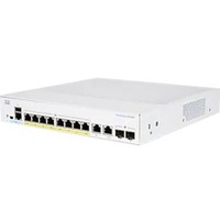 Cisco 350 CBS350-8P-2G 10 Ports Manageable Ethernet Switch - 2 Layer Supported - Modular - 2 SFP Slots - 17.95 W Power Consumption - 67 W PoE Budget