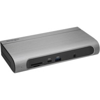 Kensington SD5600T USB Type C, Thunderbolt 3 Docking Station for Notebook/Monitor - 100 W - 2 Displays Supported - 3840 x 2160 - 7 x USB Ports - 6 x