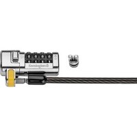 Kensington ClickSafe Cable Lock For Notebook - 1.80 m Cable - Resettable - 4-digit - Patented T-bar/Combination Lock - Carbon Steel - For Notebook