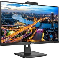Philips 275B1H 27" Class Webcam WQHD LCD Monitor - 16:9 - Textured Black - 27" Viewable - In-plane Switching (IPS) Technology - WLED Backlight - 2560