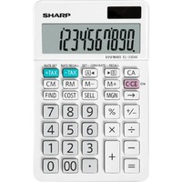 Sharp Business/Financial Calculator - Double Zero, Prior Entry Recall, Auto Power Off, Sign Change, Large Display, Currency Converter, Backspace Key,