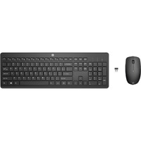 HP 230 Keyboard & Mouse - USB Type A Wireless 2.40 GHz Keyboard - USB Type A Wireless Mouse - Optical - 3 Button - Scroll Wheel - Compatible with PC