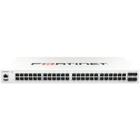 Fortinet FortiSwitch 100 FS-148F 48 Ports Manageable Ethernet Switch - Gigabit Ethernet, 10 Gigabit Ethernet - 10/100/1000Base-T, 10GBase-X - 2 Layer