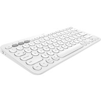 Logitech K380 Keyboard - Wireless Connectivity - Off White - Scissors Keyswitch - 10 m Home, Back, App Switch, Easy-Switch, On/Off Switch, Menu Hot -