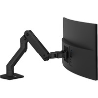 Ergotron Desk Mount for Monitor, Curved Screen Display - Matte Black - 1 Display(s) Supported - 124.5 cm (49") Screen Support - 19.05 kg Load - 75 x