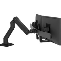 Ergotron Desk Mount for LCD Monitor - Matte Black - Height Adjustable - 2 Display(s) Supported - 81.3 cm (32") Screen Support - 15.88 kg Load - 75 x