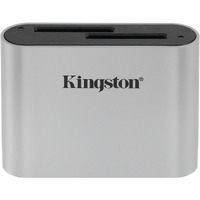 Kingston Workflow Flash Reader - USB 3.2 (Gen 1) Type C - External - SDHC, SDXC