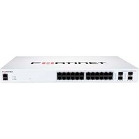 Fortinet FortiSwitch 100 FS-124F-POE 24 Ports Manageable Ethernet Switch - 2 Layer Supported - Modular - 237.40 W Power Consumption - 185 W PoE - - -
