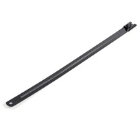 StarTech.com 50 Pack 9" Stainless Steel Cable Ties - Strong Metal Zip Tie - Nylon Coated Metal Detectable Cable Ties - Self Lock