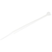 StarTech.com 100 Pack 4" Cable Ties - White Small Nylon/Plastic Zip Ties Adjustable Network Cable Wraps UL TAA - Cable Tie - 99.1 mm Length - Nylon
