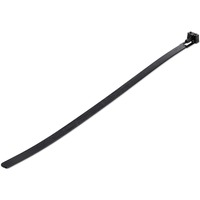 StarTech.com 1000 Pack 10" Reusable Cable Ties - Black XL Releasable Nylon/Plastic Zip Ties Resealable Adjustable Network Cable