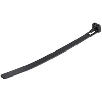 StarTech.com 100 Pack 6" Reusable Cable Ties - Black Medium Releasable Nylon/Plastic Zip Ties Resealable Adjustable Network Cabl