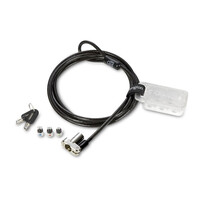 Kensington Universal Cable Lock For Notebook - 1.83 m Cable - Patented T-bar/Key Lock - Carbon Steel - For Notebook
