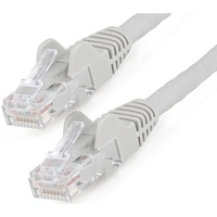 StarTech.com 50cm CAT6 Ethernet Cable, LSZH (Low Smoke Zero Halogen), 10 GbE Snagless 100W PoE UTP RJ45 Grey CAT 6 Network Patch