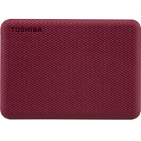 Toshiba Canvio Advance 1 TB Hard Drive - 2.5" External - Red - USB 3.2 (Gen 1) - 3 Year Warranty