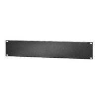 APC by Schneider Electric Easy Rack Blanking Panel - Metal - Black - 2U Rack Height - 10 Pack - 44.4 mm Height - 483 mm Width