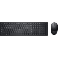 Dell KM5221W Keyboard & Mouse - English (US) - USB Plunger Wireless RF 2.40 GHz Keyboard - Keyboard/Keypad Color: Black - USB Wireless RF Mouse - - -