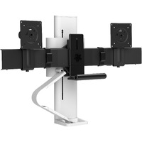 Ergotron TRACE Desk Mount for Monitor, LCD Display - White - 2 Display(s) Supported - 68.6 cm (27") Screen Support - 9.80 kg Load Capacity - 75 x 75,