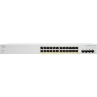 Cisco Business 220 CBS220-24P-4G 24 Ports Manageable Ethernet Switch - 2 Layer Supported - Modular - 4 SFP Slots - 30.40 W Power Consumption - 195 W