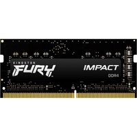 Kingston FURY Impact RAM Module for Notebook, Mini PC - 16 GB (2 x 8GB) - DDR4-3200/PC4-25600 DDR4 SDRAM - 3200 MHz Single-rank Memory - CL20 - 1.20
