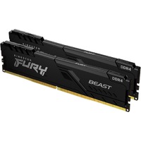 Kingston FURY Beast RAM Module - 32 GB (2 x 16GB) - DDR4-3600/PC4-28800 DDR4 SDRAM - 3600 MHz Single-rank Memory - CL18 - 1.35 V - Non-ECC - - - DIMM