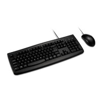 Kensington Pro Fit Rugged Keyboard & Mouse - USB Cable Keyboard - USB Cable Mouse - Optical - 1600 dpi - 3 Button - Scroll Wheel - Symmetrical