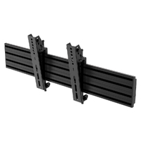 Atdec Modular Mounting Bracket for Digital Signage Display - Black - Height Adjustable - 50 kg Load Capacity - 200 x 200 - VESA Mount Compatible - 2