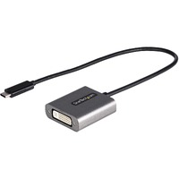 StarTech.com USB C to DVI Adapter, 1920x1200p, USB Type-C to DVI-D Adapter Dongle, USB-C to DVI Display/Monitor Video Converter, 12" Cable - 1 x USB