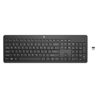 HP 230 Keyboard - Wireless Connectivity - USB Type A Interface - 2.40 GHz - Notebook - Windows, PC