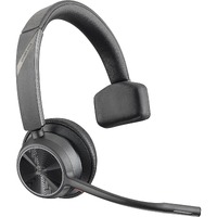 Poly Voyager 4300 UC 4310 UC Wired/Wireless Over-the-head Mono Headset - Monaural - Ear-cup - 5000 cm - Bluetooth - 20 Hz to 20 kHz - 150 cm Cable -