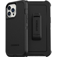 OtterBox Defender Rugged Carrying Case (Holster) Apple iPhone 13 Pro Max, iPhone 12 Pro Max Smartphone - Black - Drop Resistant, Dirt Resistant Port,