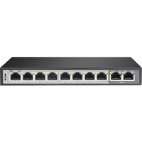 D-Link DGS-F1010P-E 10 Ports Ethernet Switch - Gigabit Ethernet - 10/100/1000Base-T - 2 Layer Supported - 96 W PoE Budget - Twisted Pair - PoE Ports
