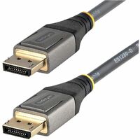 StarTech.com 10ft (3m) VESA Certified DisplayPort 1.4 Cable, 8K 60Hz HDR10, UHD 4K 120Hz Video, DP to DP Monitor Cord, DP 1.4 Cable, M/M - First End: