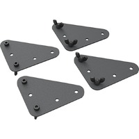 Heckler Design Mounting Adapter Kit for Display Stand, LCD Display - Black Gray - 200 x 200, 200 x 300, 200 x 400, 300 x 200, 300 x 300, 300 x 400, x