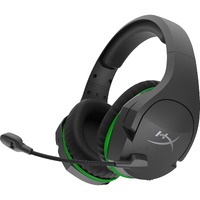 HyperX CloudX Stinger Wired Over-the-head Stereo Headset - Black/Green - Binaural - Ear-cup - Noise Cancelling Microphone - Noise Canceling - (3.5mm)